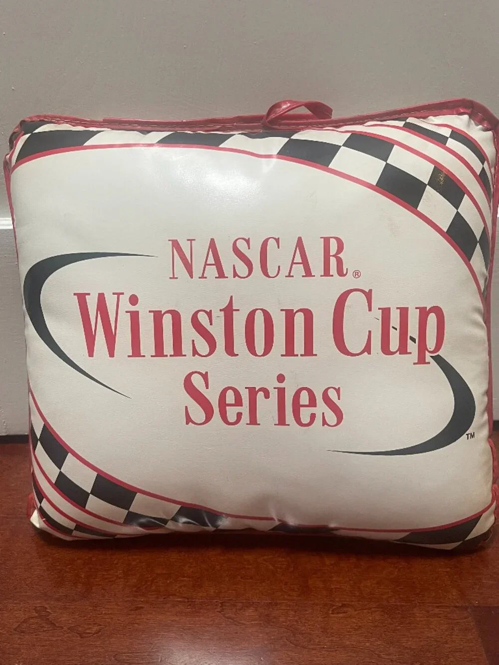 Vintage 2001 NASCAR Winston Cup Series Vinyl Seat Cushion Pillow